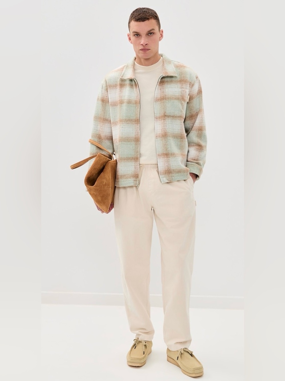 MUSEUM OF PEACE & QUIET men’s Leisure Twill Pants in Bone